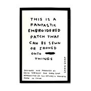 David Shrigley poodle patch